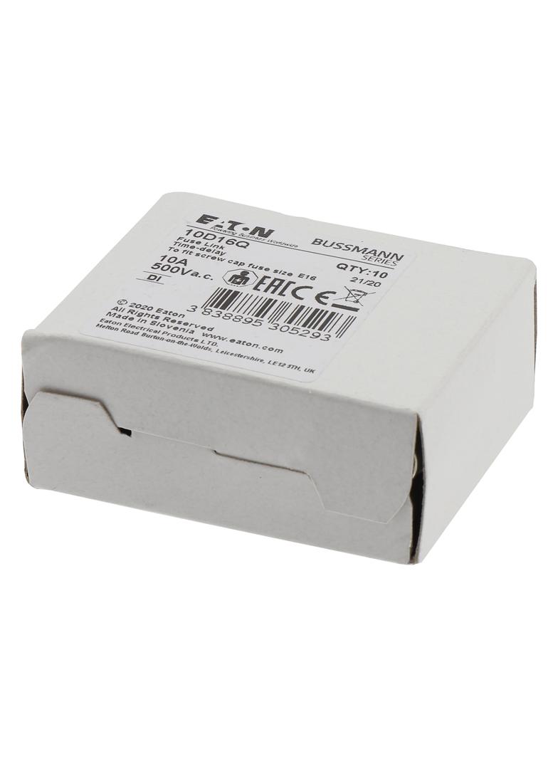 FUSE 10A DI/E16 500VAC DZ Wkładka DI 10A 500VAC DZ E16 10D16Q EATON