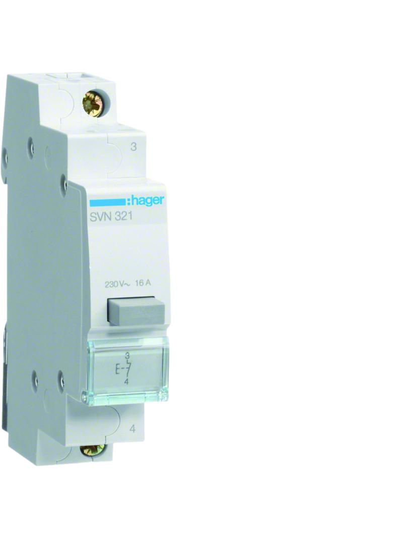 Przycisk sterowniczy 1NC Ith=16A 230VAC SVN321 HAGER