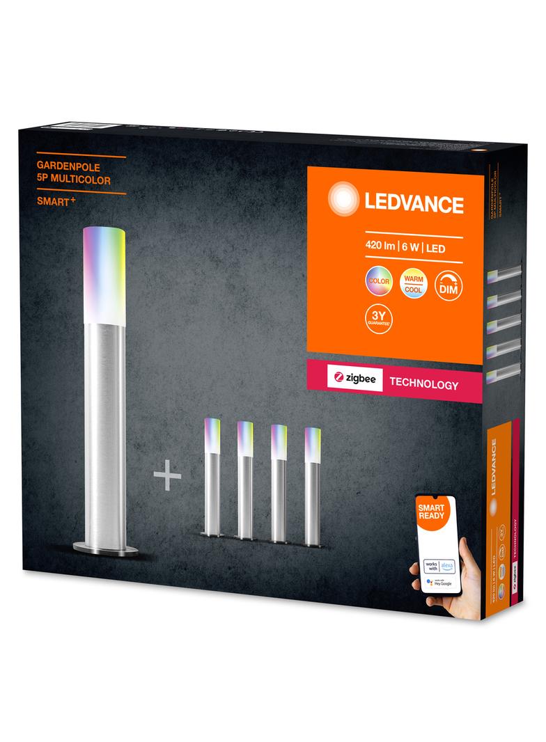 Oprawa SMART ZB GARDENPOLE RGBW LEDV
