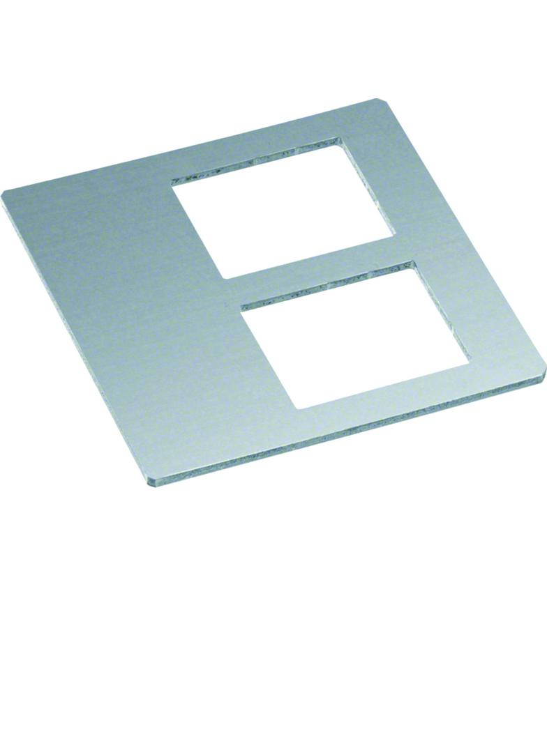 tehalit.VE-EE Płytka montażowa RJ45 19,3X14,8mm aluminium GBVDM012 HAGER