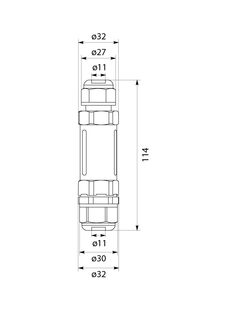 SPN 525 złączka kablowa mufa 5x2,5mm2 39.525 OPATÓWEK