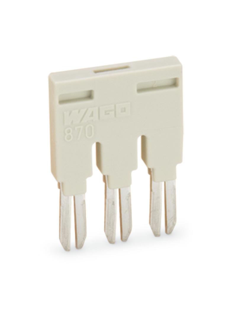 mostek grzebieniowy 3-torowy jasnoszary