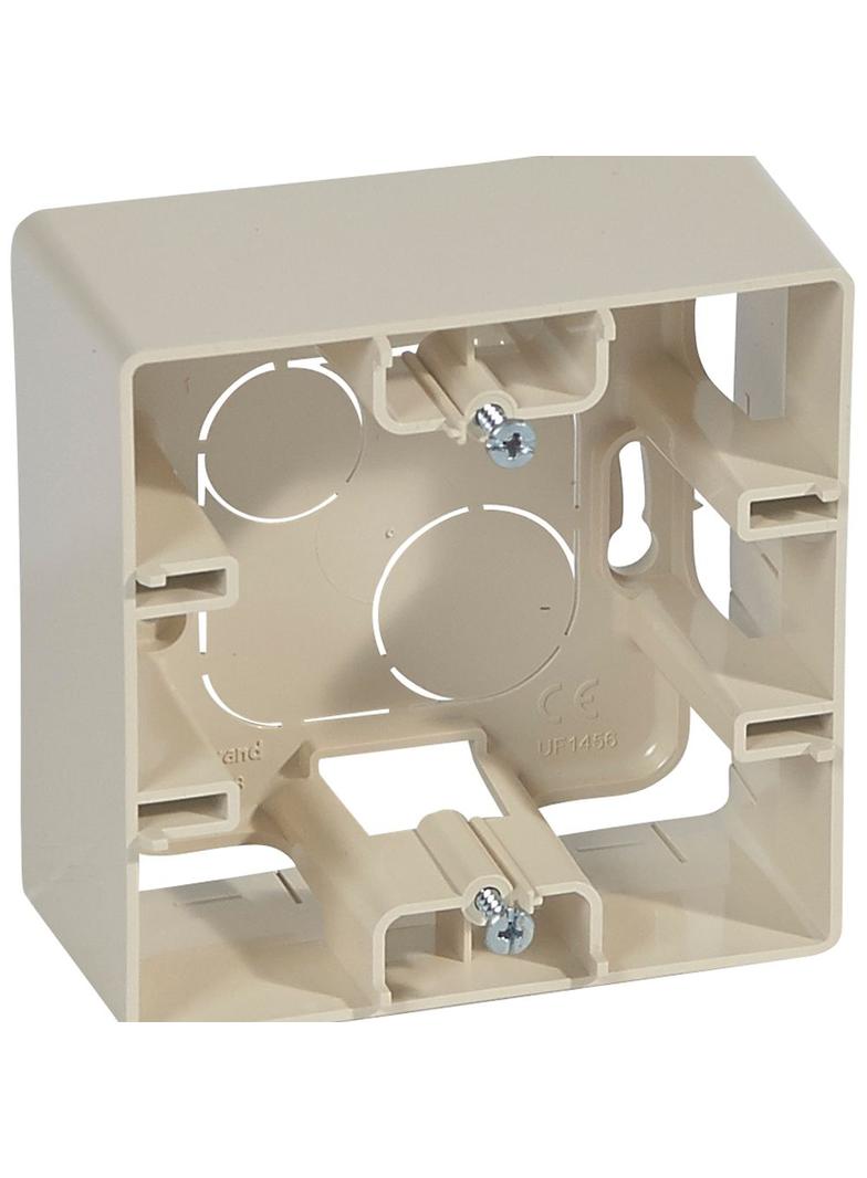 NILOE - PUSZKA NATYNKOWA POJEDYNCZA KREMOWA, Legrand