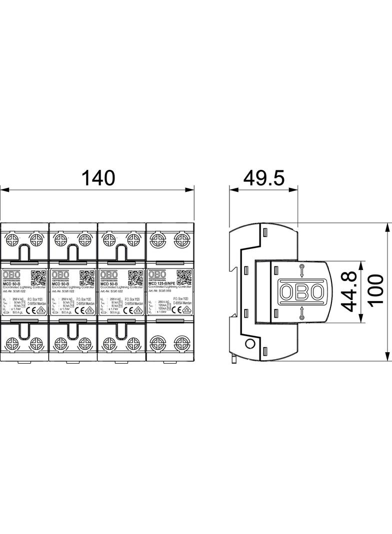 MCD 50-B/3+1, COORDINATEDLIGHTNINGCONTROLLER
