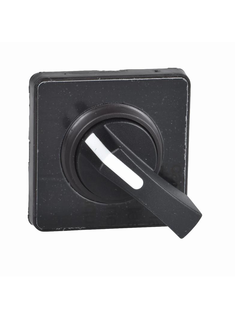 Harmony K Główka napędu 45 x 45 mm, czarne pokrętło, etykieta nieoznakowane, do grawerowania