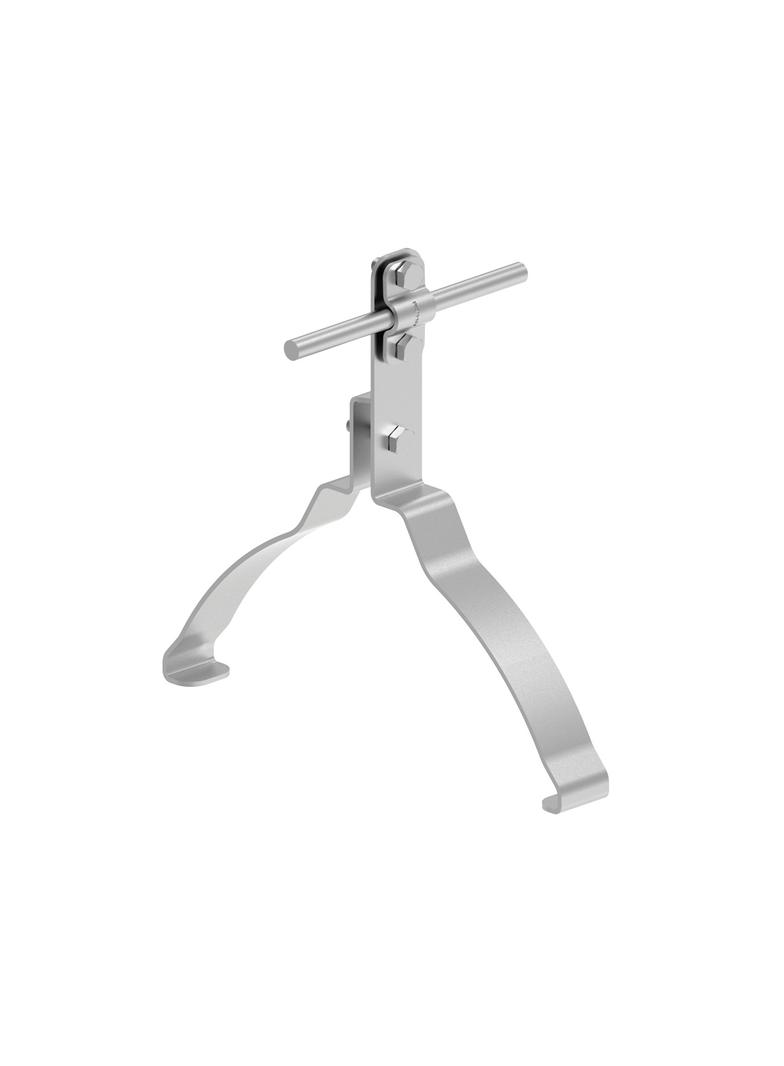 Uchwyt gąsiorowy "WZÓR 16" Z-śruba H=10 cm /OH/