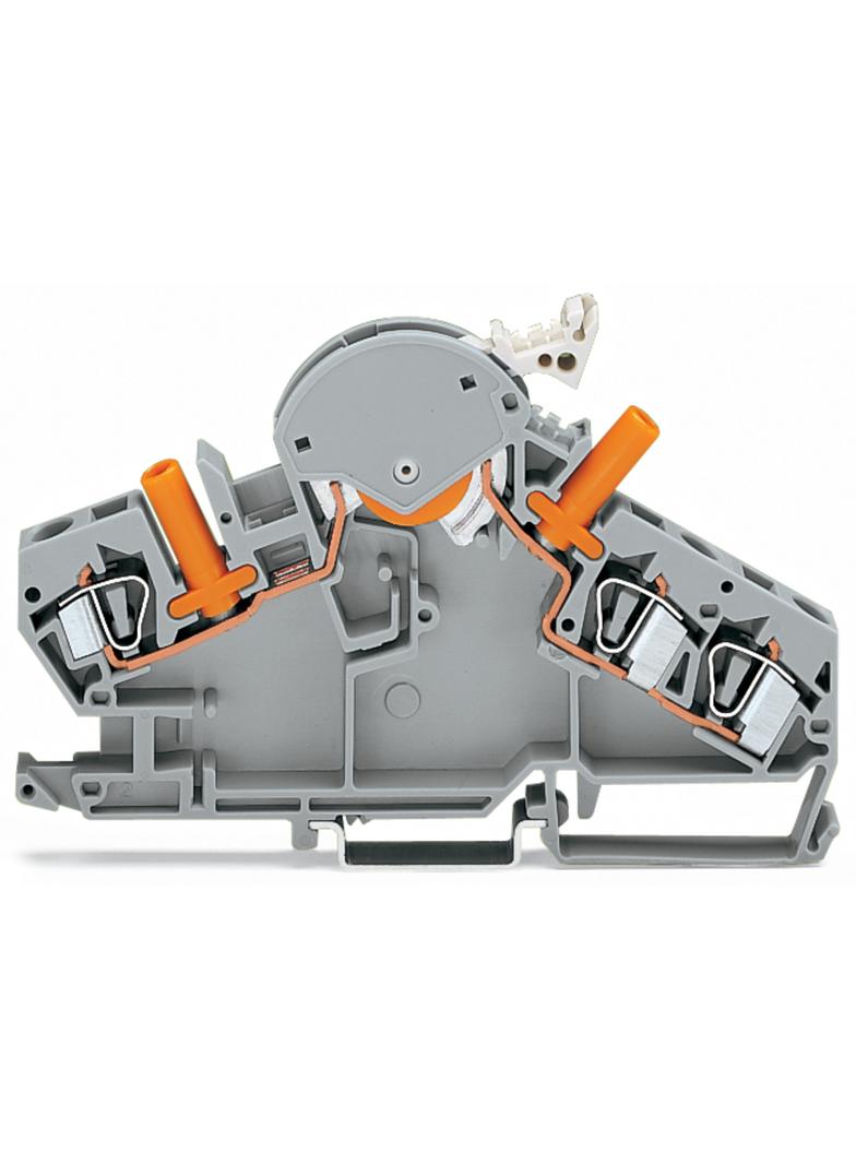 złączka rozłączalno-pomiarowa 6 mm2 do przekładników napięciowych szara