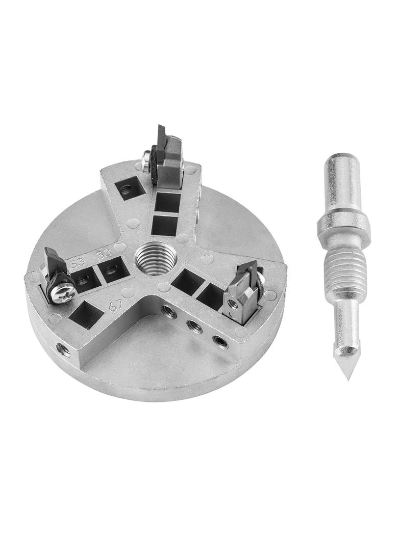 Wycinak otworów w glazurze, czterozakresowy, 33, 53, 67 i 73 mm