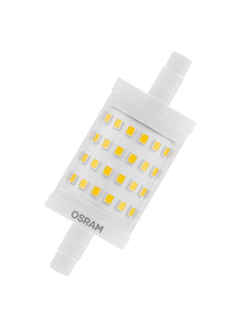 LAMPA LED LINE 78mm 75D 9,5W/827 230V R7S 6X1