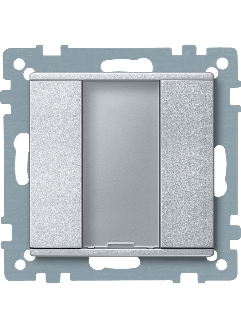 Schneider Electric KNX przycisk natynkowy 1-kr. plus aluminium System M