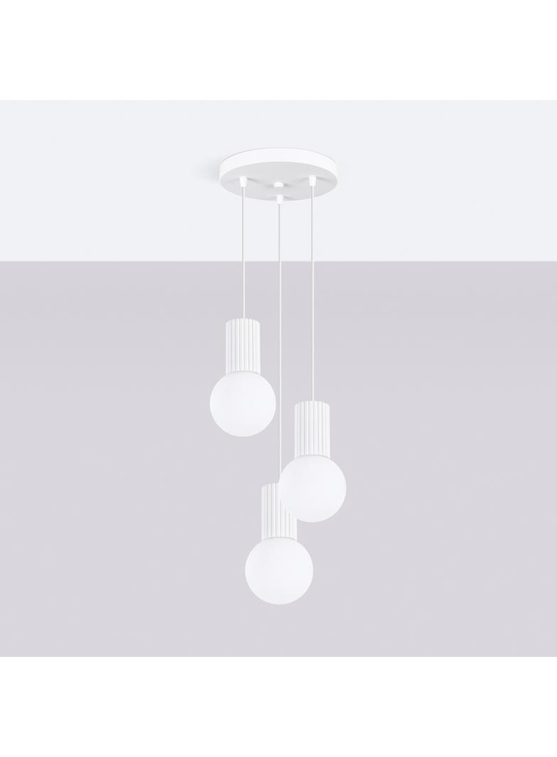 Lampa wisząca HALO 3P biała