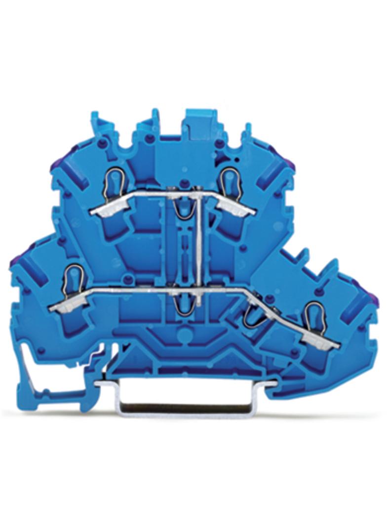 TOPJOBS złączka 2-piętrowa 2,5 mm2 N niebieska