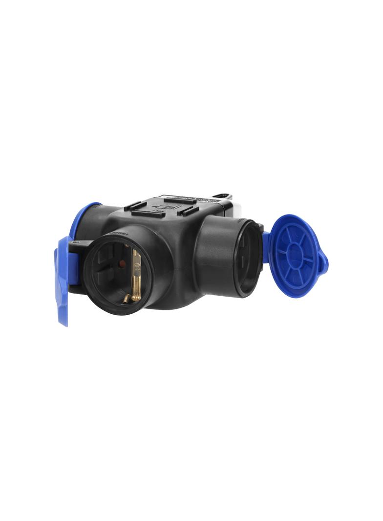 Rozgałęźnik bryzgoszczelny i odporny na uderzenia, IP44, 3x2P+Z (Schuko), 16A, 230VAC OR-AE-1346(GS) ORNO