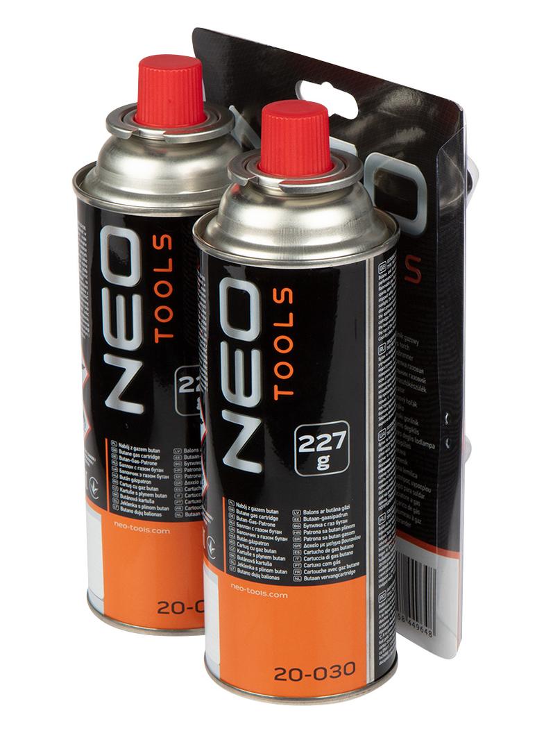 Palnik gazowy nakręcany + 2 naboje z gazem butan, 227g