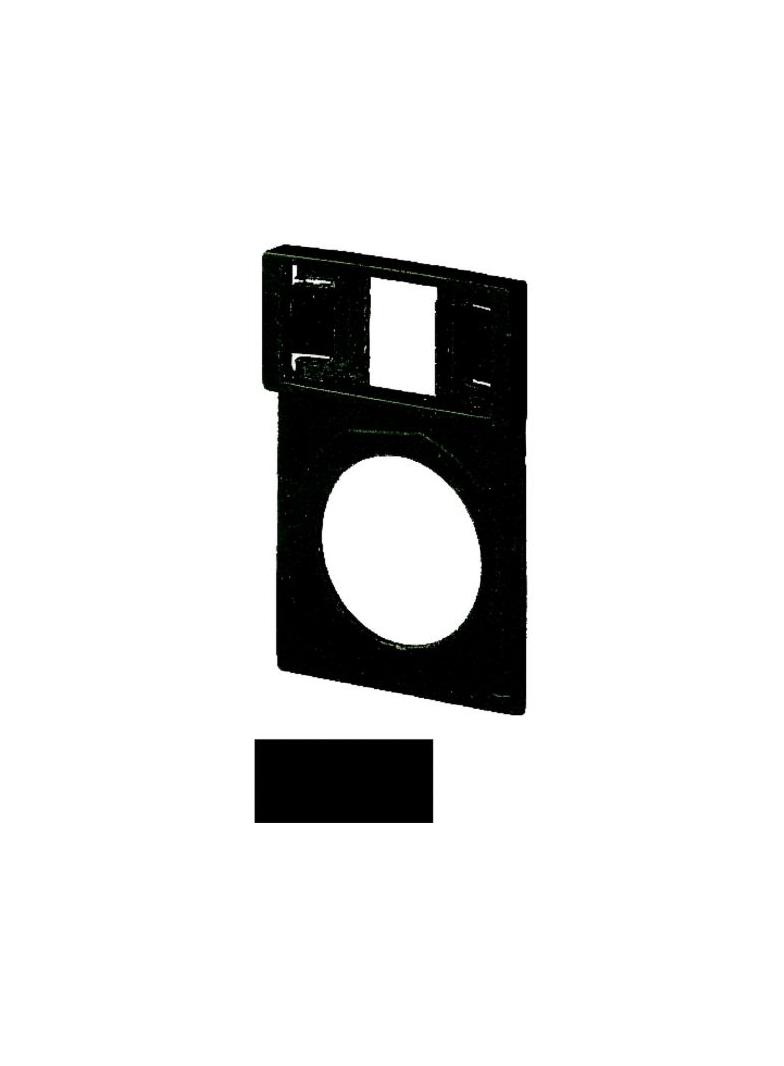 Q25TS-01 RAMKA Z TABLICZKĄ OPISOWĄ: CZYSTA CZARNA