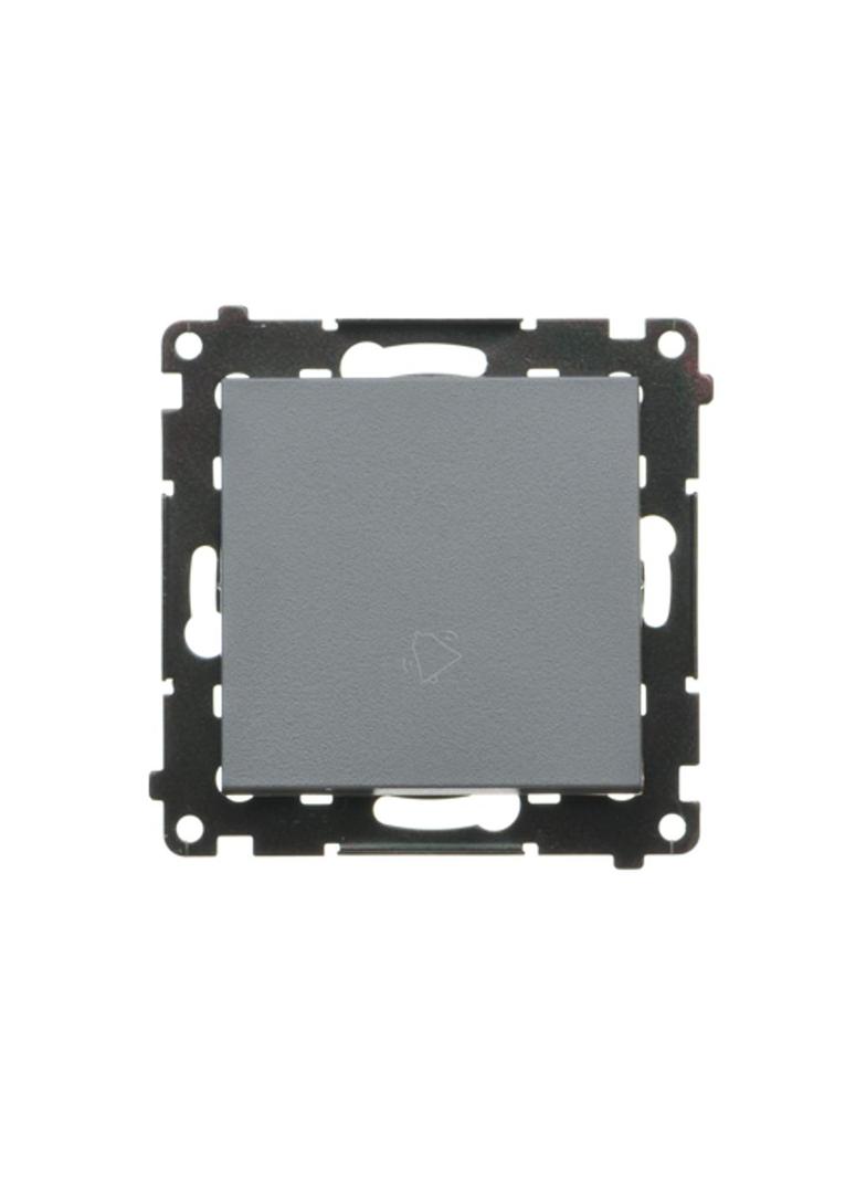 Simon 55 Przycisk zwierny /dzwonek/ szybkozłączka Grafitowy mat