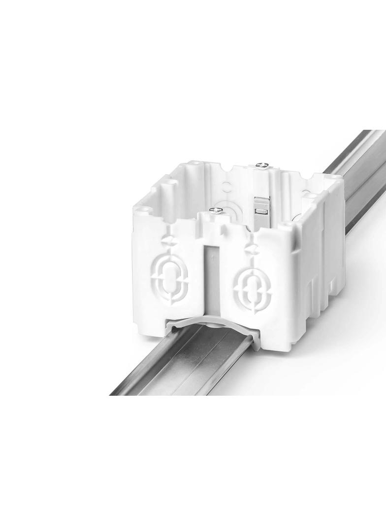 P1kn71x71 ,  Puszka instalacyjna jednopolowa do kanałów elektroinst. 71 mm x 71 mm, biały