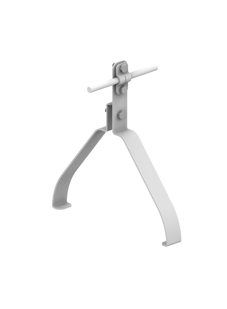 Uchwyt gąsiorowy "ERLUS"wzór12  Z-śruba H=10cm /OG/