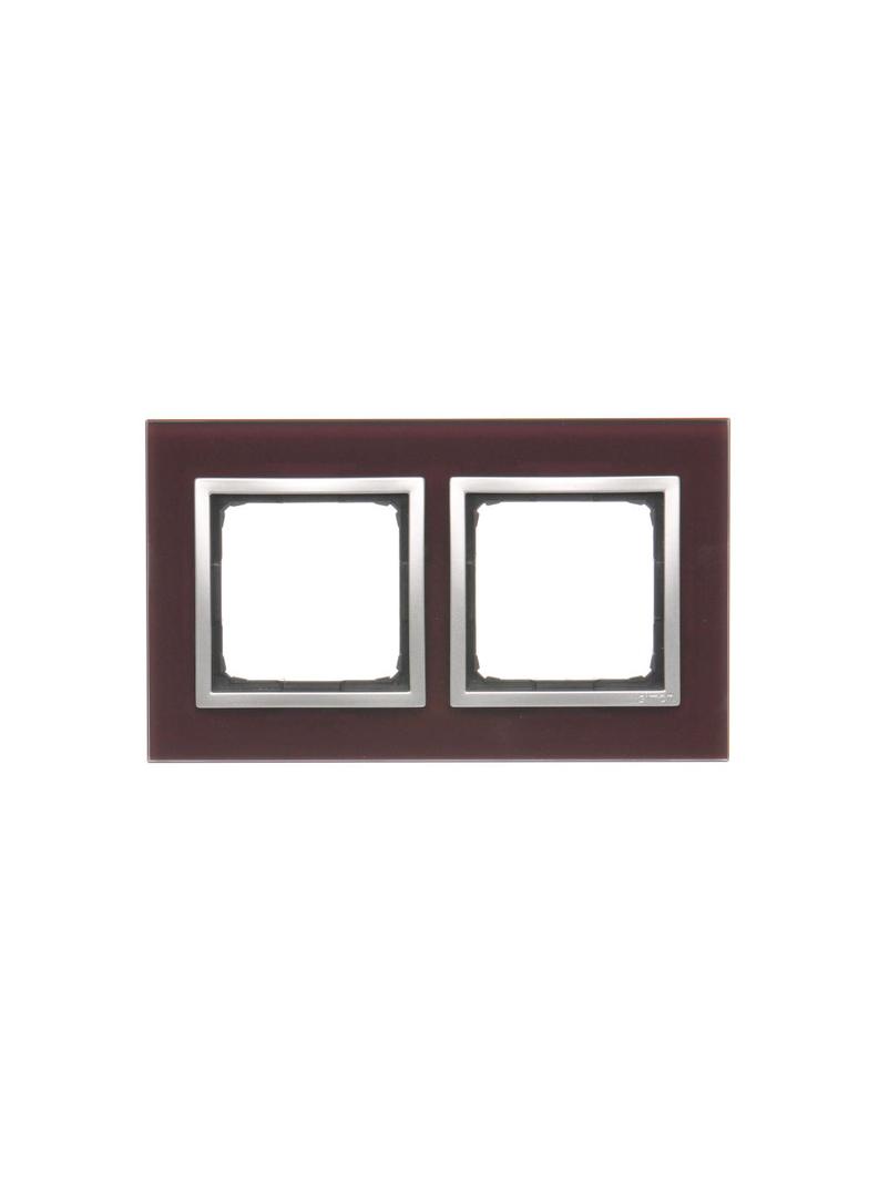 Simon 54 Nature Ramka 2-krotna Nature-Szkło KUSZĄCA ŚLIWKA IP20/IP44* (*IP44-należy zastosować zestaw uszczelek DUN2) DRN2/89 KONTAKT