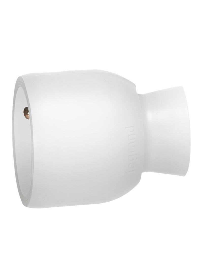 GNIAZDO WTYCZKOWE PRZENOŚNE 2P+Z - 16 A - PLASTIKOWE - BIAŁE - PROSTE WYJŚCIE PRZEWODU., Legrand