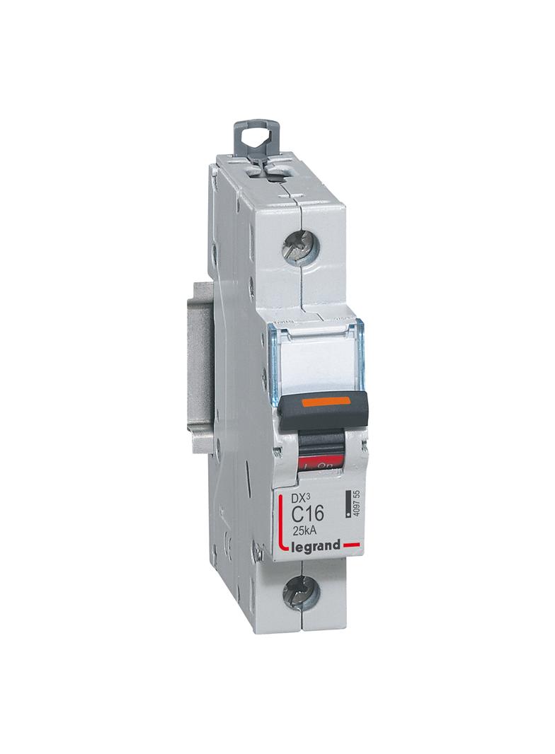 Wyłącznik Nadprądowy S321 C16 1P 16A 25Ka DX3 409755 LEGRAND