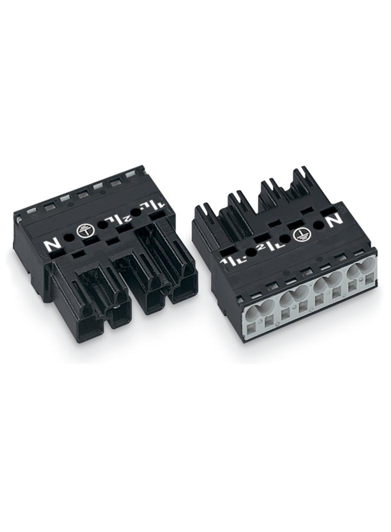 WINSTA wtyk 4-torowy czarny