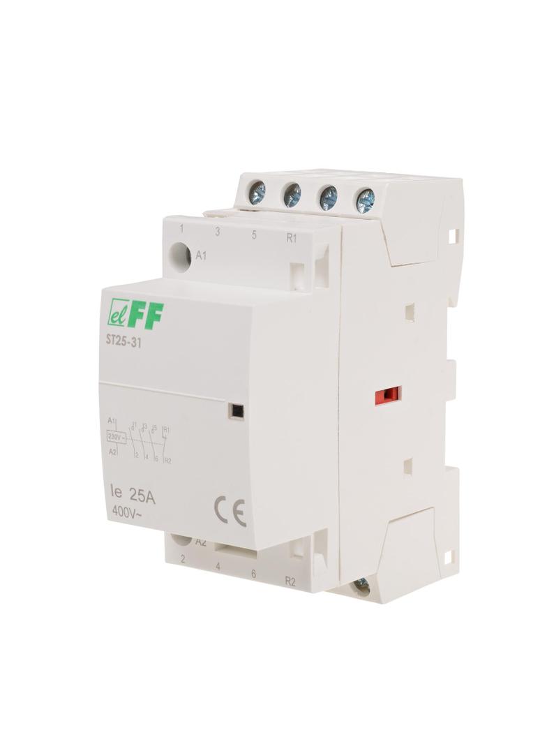 Stycznik modułowy montaż na szynie styki 3Z+1R 25A ST25-31 F&F