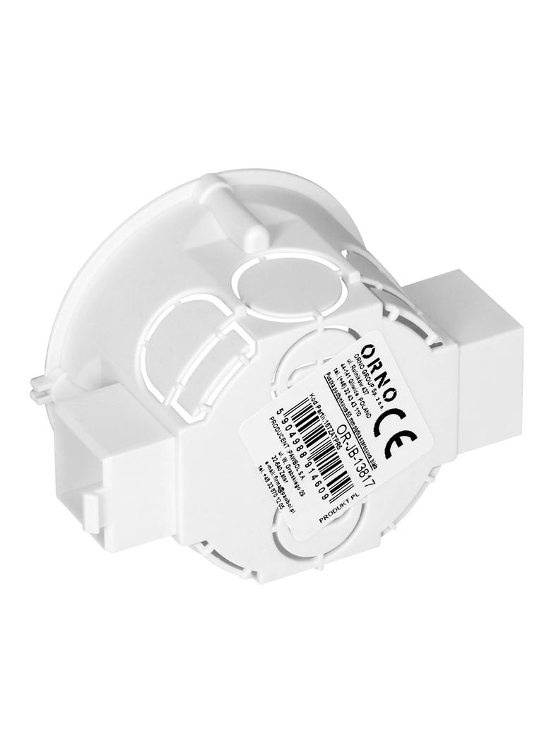 Puszka podtynkowa 60 mm płytka szeregowa, biała