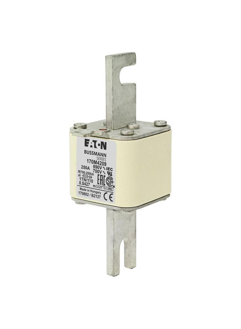 250A 690V 1TN/110 aR INDICATOR FUSE Wkładka szybka 250A AC 690V DIN 1 53x66x138 mm aR DI 170M4209 EA