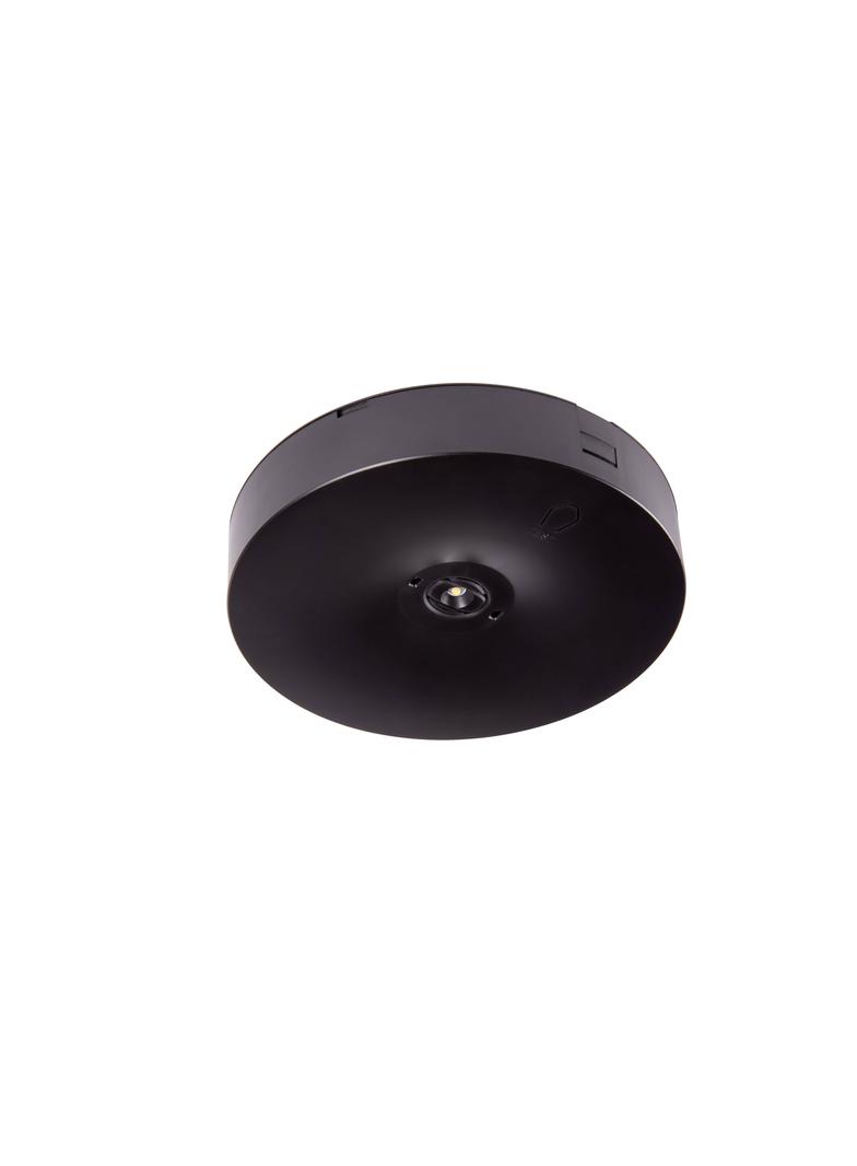 Oprawa sieciowo-awaryjna natynkowa Starlet Round LED SO 250 CB IP20 [BLK] / współpraca z centralną b