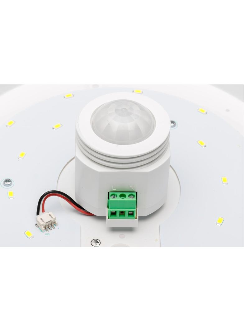PLAFONIERA ITALIA LED Z CZUJNIKIEM RUCHU, 12 W, 900lm, IP20,  AC220-240V, 50/60Hz, KĄT ŚWIECENIA 360