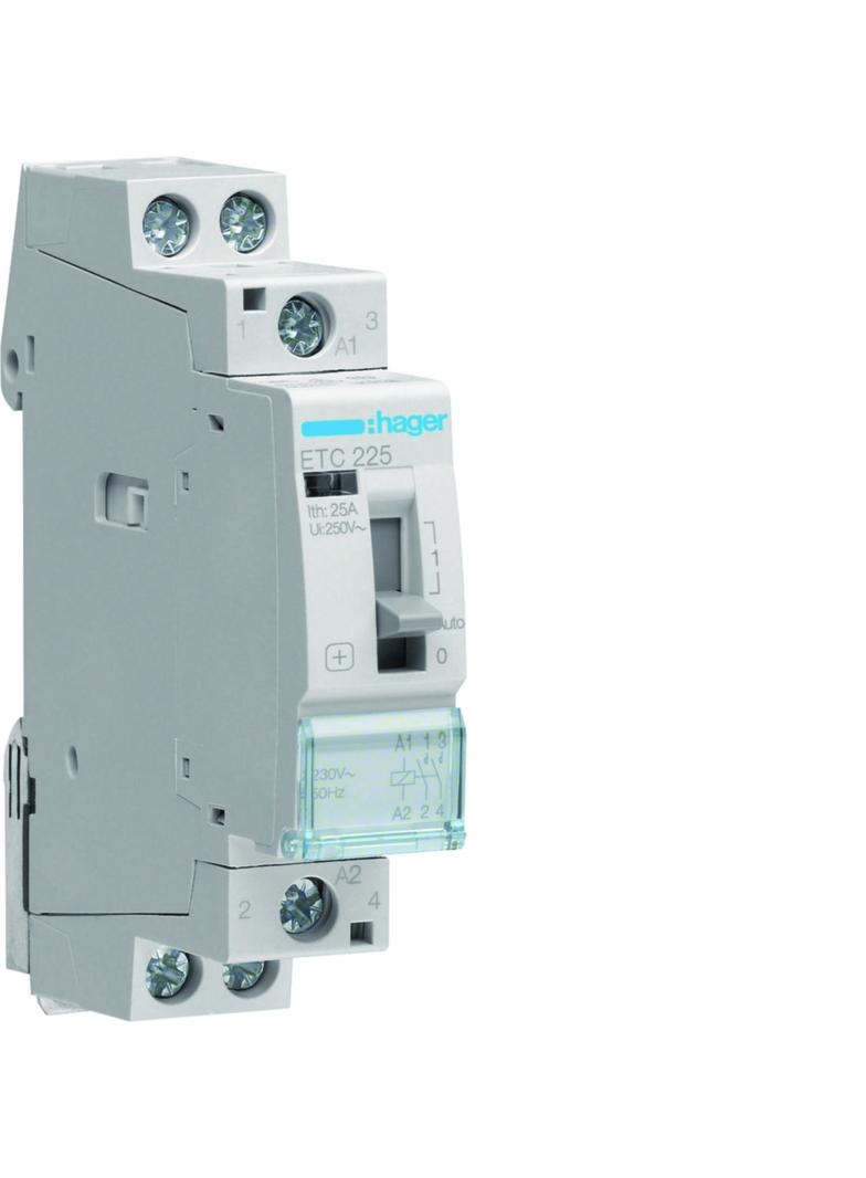 Stycznik modułowy taryfowy Dzień/Noc 230V AC 2Z 25A AC-7A B ETC225 HAGER