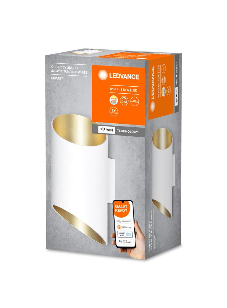Oprawa SMART+ WIFI ORBISW CYLDRO 200x127 TW WT