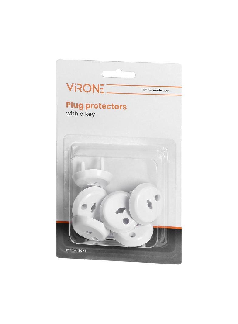 Zaślepki gniazda typ French w komplecie 6 szt. + kluczyk SC-1 ORNO