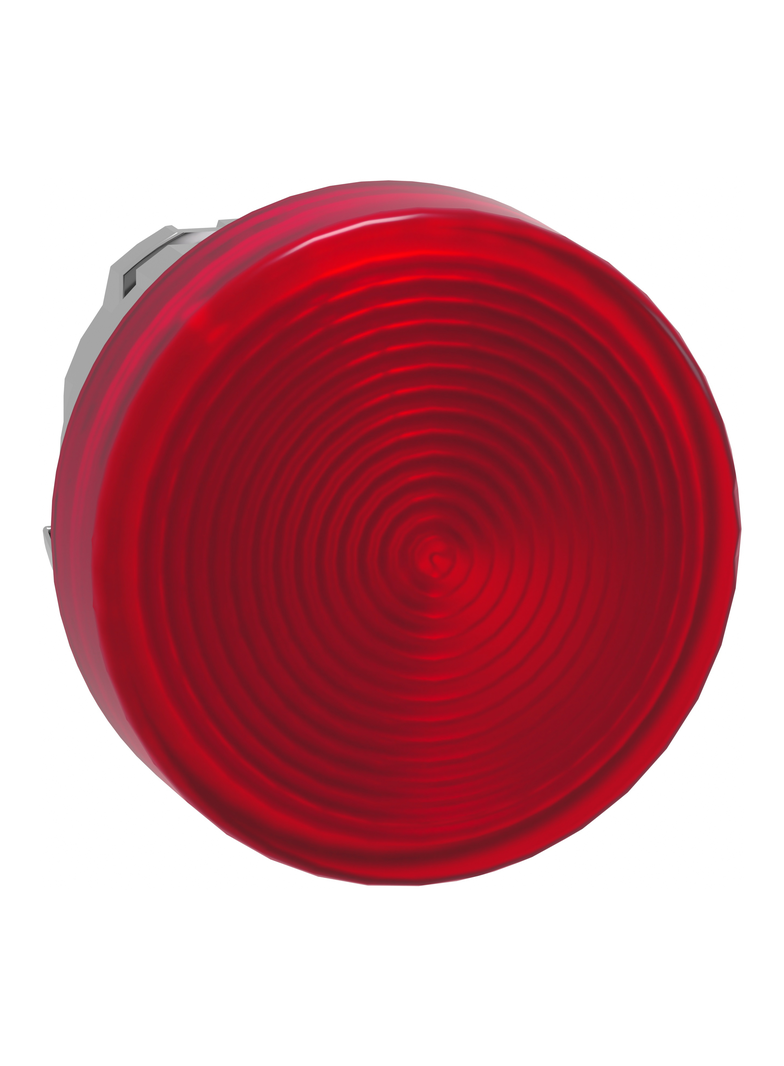 Harmony XB4 Główka lampki sygnalizacyjnej czerwona LED metalowa karbowana ZB4BV043S Schneider
