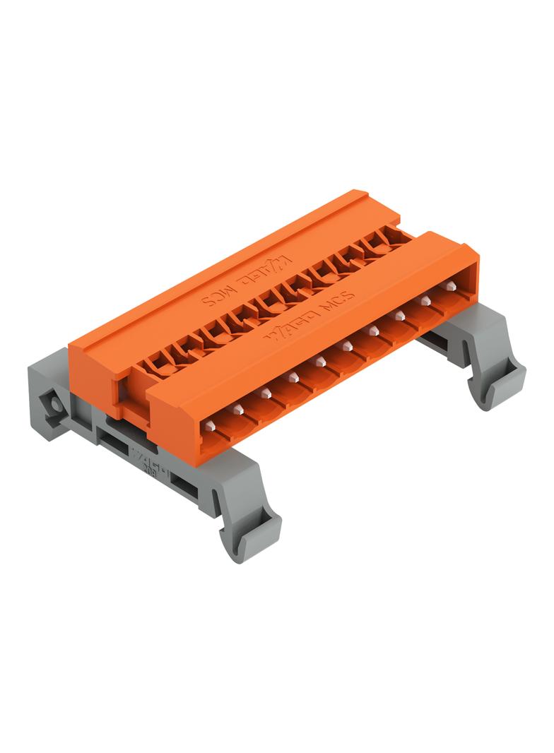 MCS-MIDI Classic wtyk dwustronny 10-bieg. pomarańczowy raster 5,08 mm /25szt./ WAGO