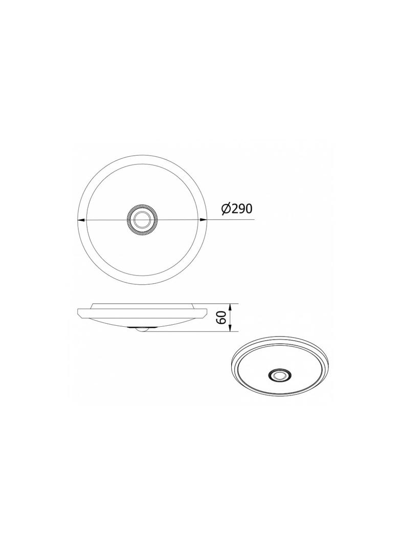 PLAFONIERA ITALIA LED Z CZUJNIKIEM RUCHU, 12 W, 900lm, IP20,  AC220-240V, 50/60Hz, KĄT ŚWIECENIA 360