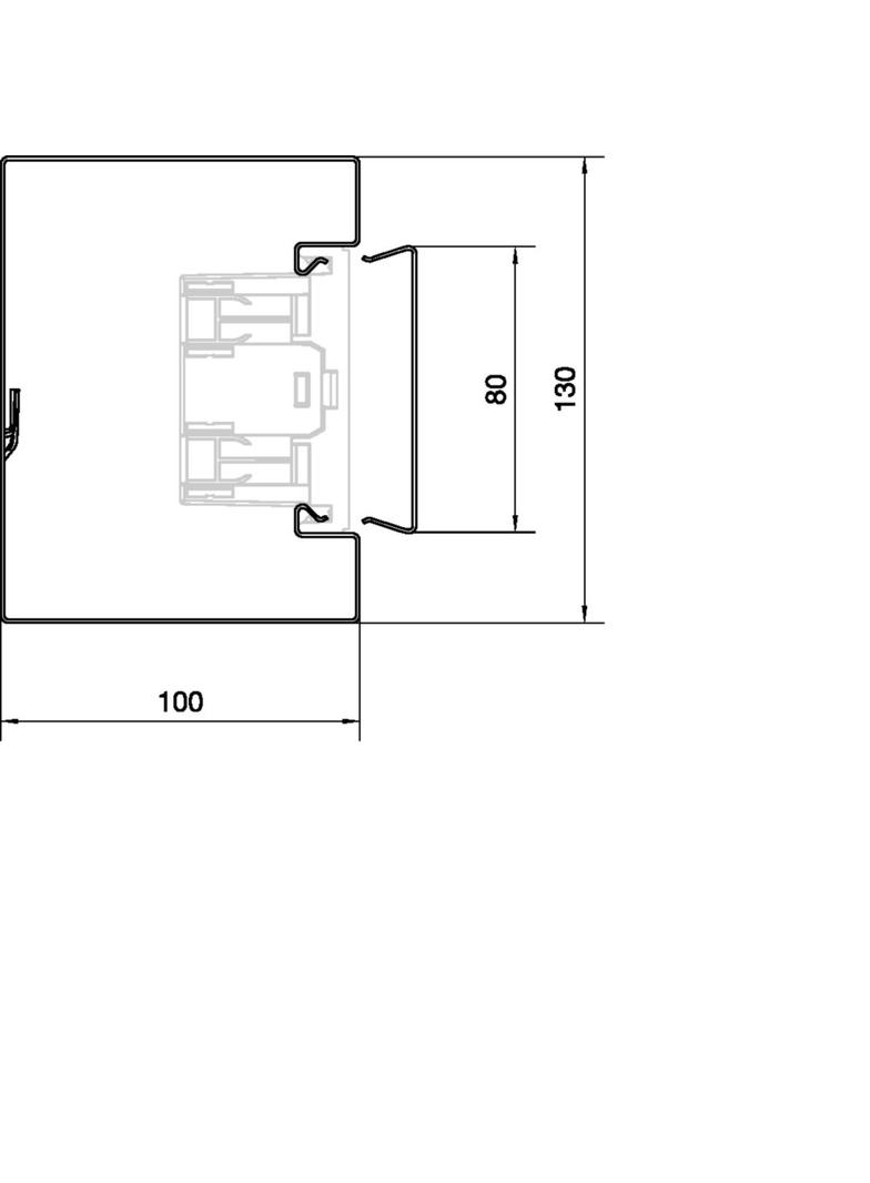 tehalit.BRS Podstawa 100x130mm stal biały