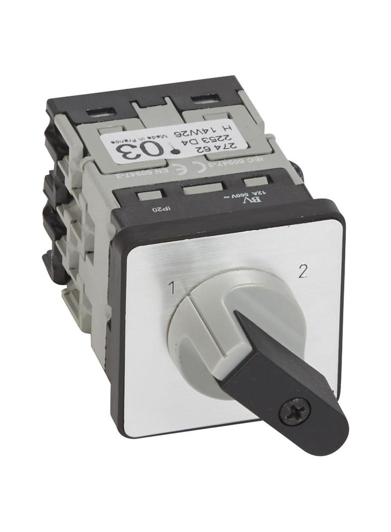 PRZEŁĄCZNIK KRZYWKOWY 1-2 PR12 16 A 3P, Legrand