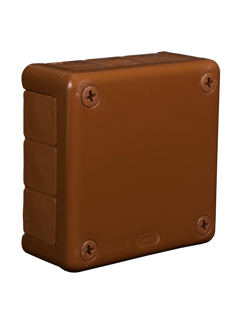 VP-41 Puszka n/t 98x98x42mm IP55 12-wl dł.gum. brąZ-041-02 61.138 OPATÓWEK
