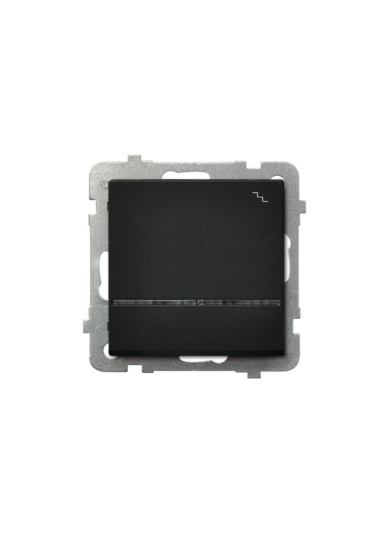 SONATA Łącznik schodowy z podświetleniem niebieskim - kolor czarny metalik