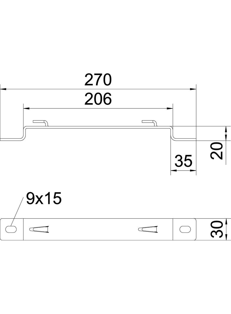 DBLG 20/200, UCHWYT DYSTANSUJĄCY DBL G 20/200