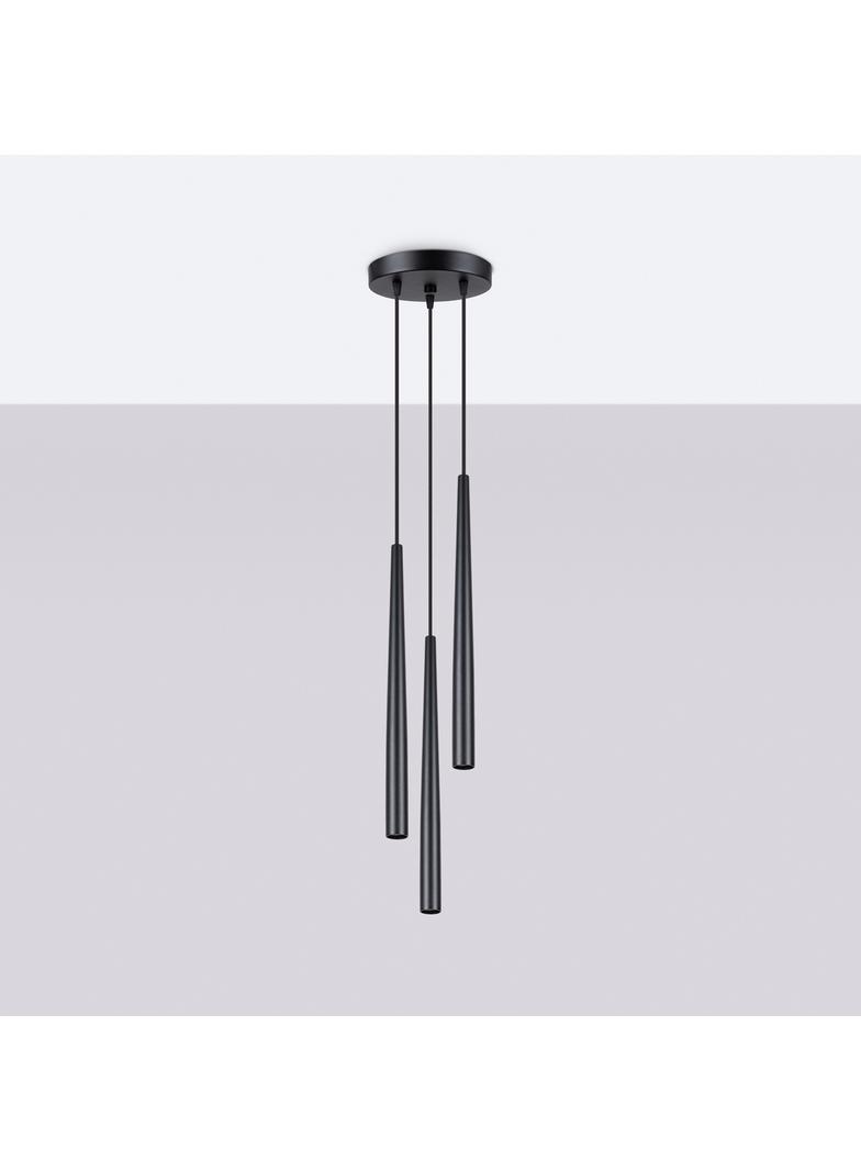 Sollux Lampa wisząca BLISS 3P czarna SL.1463