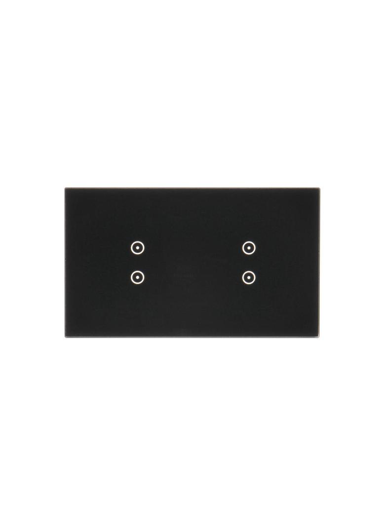 Simon 54 Touch Panel dotykowy S54 Touch 2 moduły 2 pola dotykowe pionowe + 2 pola dotykowe pionowe zastygła lawa DSTR233/73 KONTAKT