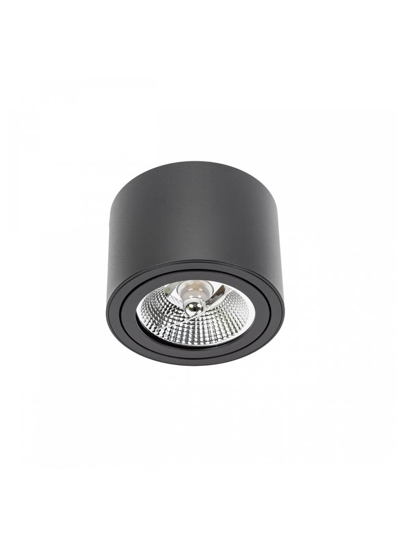 CHLOE AR111 IP20 okrągła czarna, ruchoma