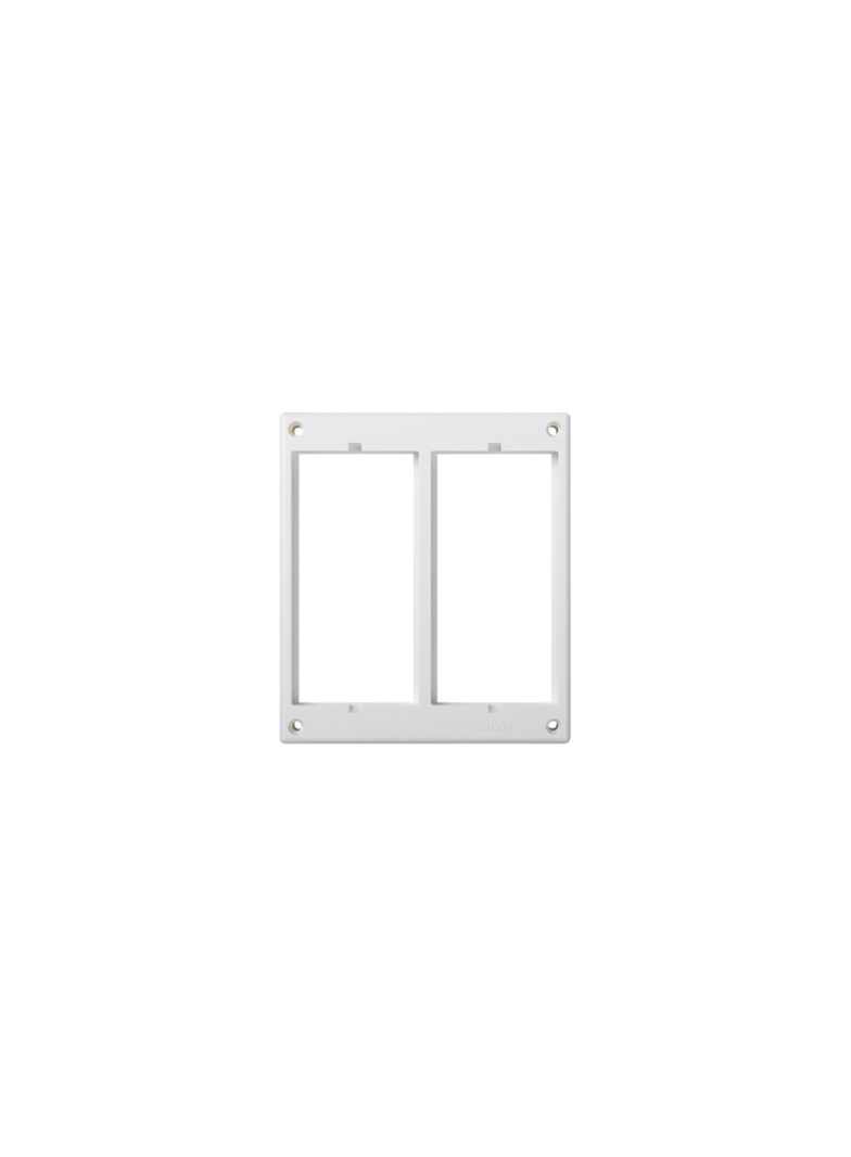 Simon Connect Ramka 2-modułowa czysta biel