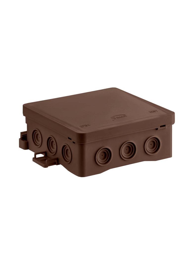 Puszka instalacyjna naścienna NS7 FASTBOX&HOOK brązowy