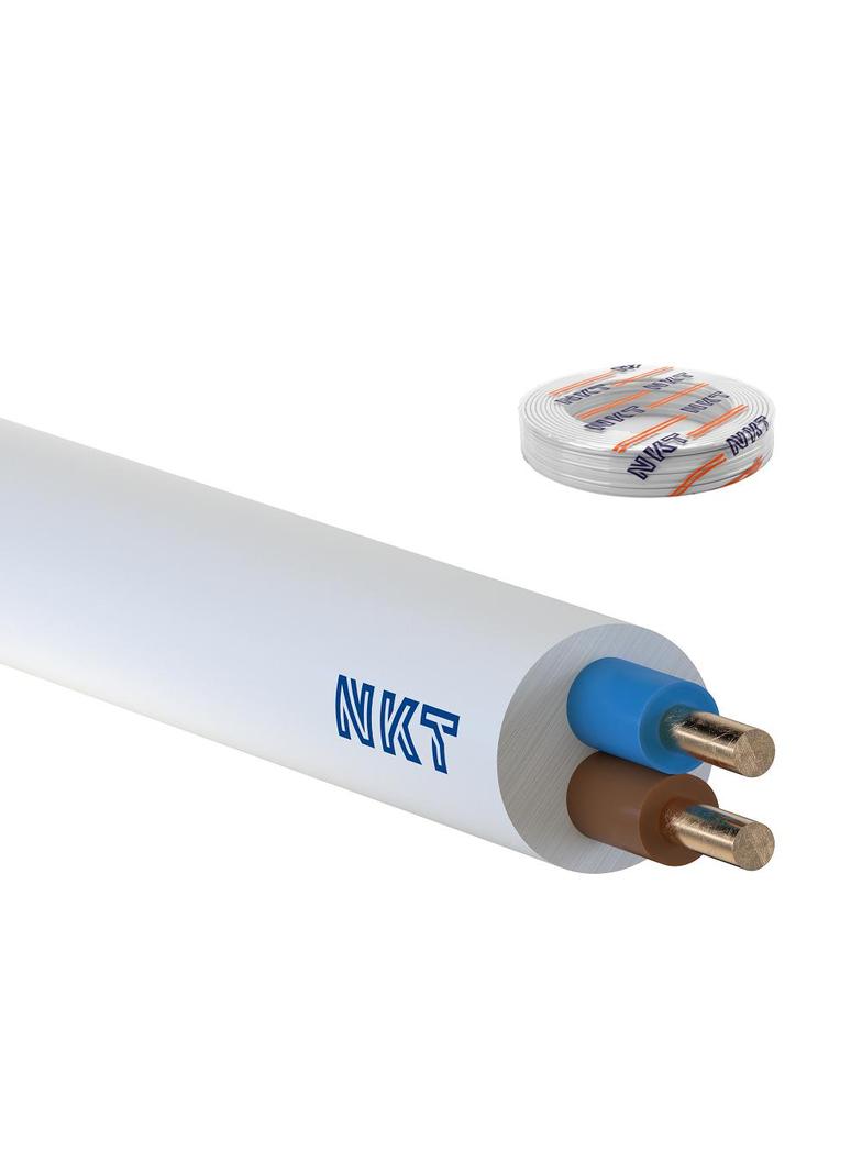 Przewód instalacyjny YDY 2x2,5mm2 biały /100m/ NKT