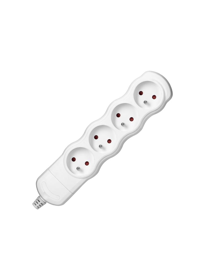 Rozgałęźnik wielogniazdowy 4x2P+Z biały OR-AE-13264/W ORNO