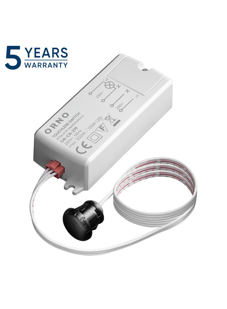 Włącznik bezdotykowy dwubiegunowy, IP20, 500W